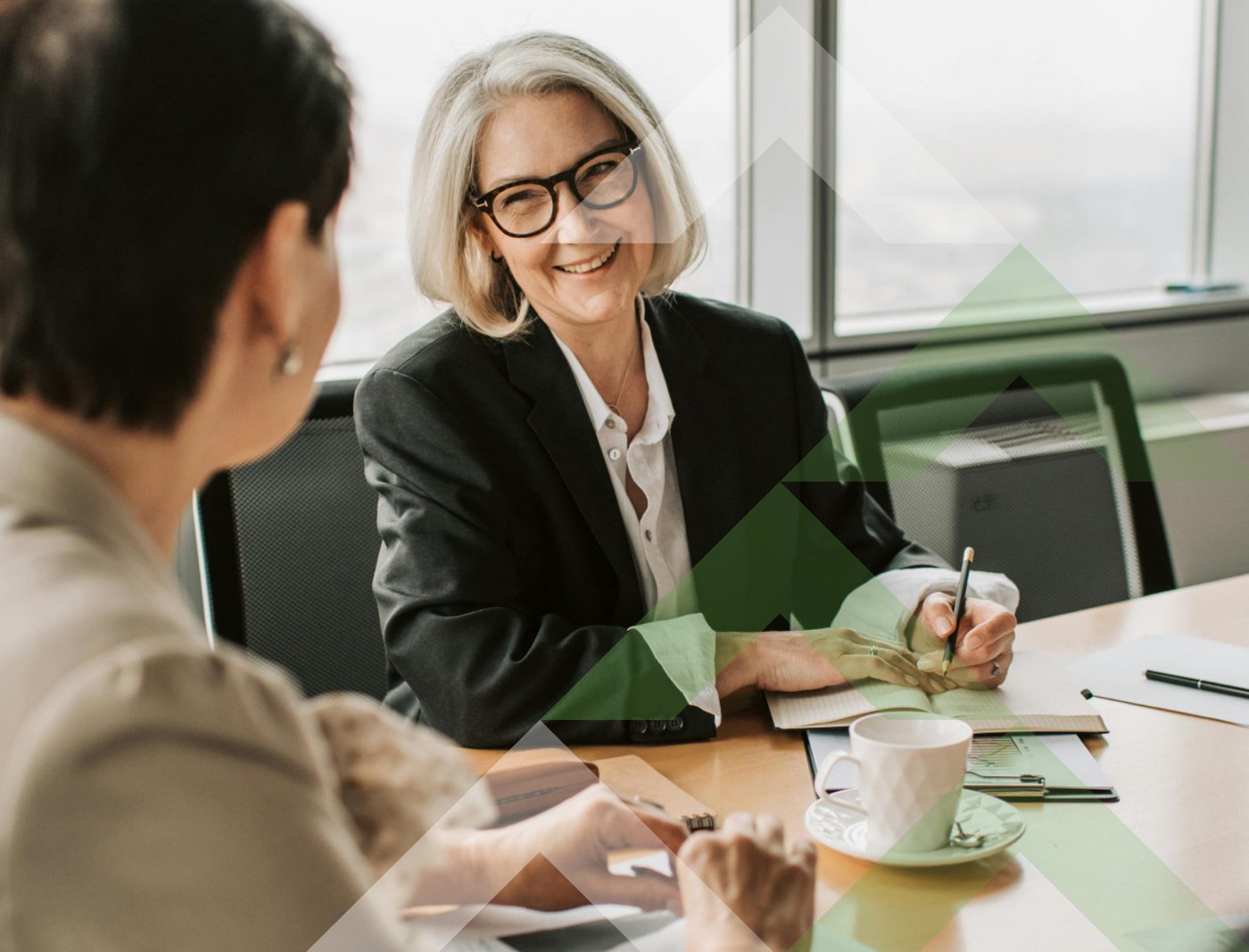An Equity & General financial planner meeting a client